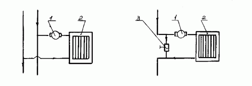 схема установки регулятора в системе отопления